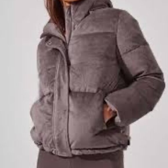 NWOT MPG Velvet Puffer Jacket 650 Fill Power – Women’s Large - Picture 3 of 7